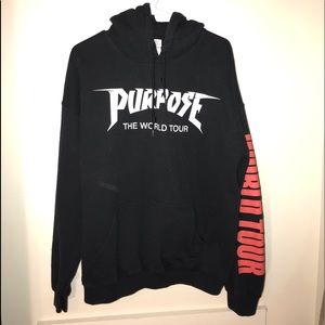Justin Bieber tour hoodie